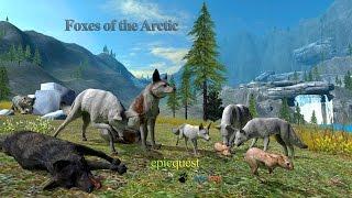 Foxes of the Arctic -"The Movie"- Wild Foot Games Simulation - iTunes/Android