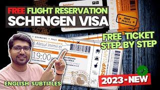 Free Flight Reservation for Schengen Visa ApplicationDummy Ticket Booking Online Free for Visa