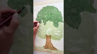 Part 2: 5 hours of dip pen drawing leaf details added #inkdrawing #art #shorts #dippendrawing