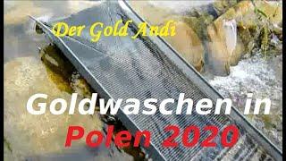 Goldwaschen in Polen 2020 - Der Gold Andi