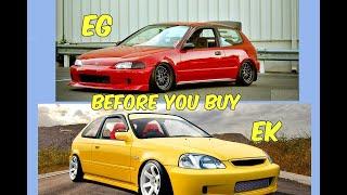 EVERY New Driver Needs to Know About The Honda Civic EG and EK Hatchback