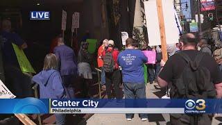 Demonstrators In Philadelphia Demanding Pennsylvania Fixes Unemployment Benefits System