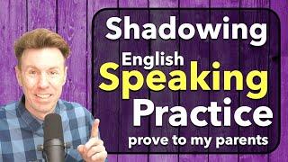 English Speaking Practice Shadowing for Fluency