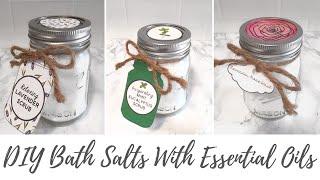 DIY Bath Salts With Essential Oils | 3 Easy Recipes