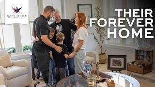 Gary Sinise Gives Hero Army RANGER and Family a NEW HOME!