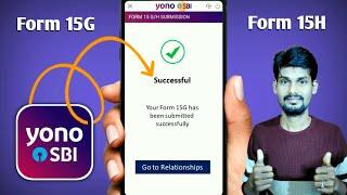 How To submit Form 15G & 15H online Through Yono SBI in Telugu 2023 #yonosbiapp #yonosbi