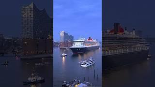20 Years Queen Mary 2 in Hamburg  #hamburg #cunard #germany #cruise #cruiseship #travel #dji