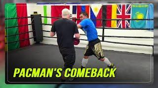 Set for boxing comeback, Manny Pacquiao trains with Freddie Roach | ABS-CBN News