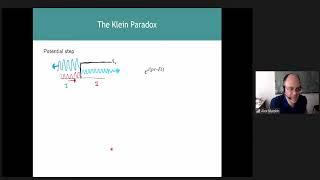 QIQT 2022 | Negative traversal times, Klein tunneling and pair creation - Prof. Alexandre MATZKIN