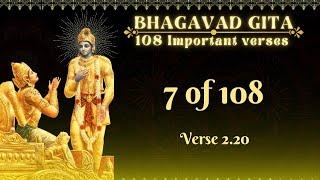 Bhagavad Gita - 108 important Verses - Verse 7