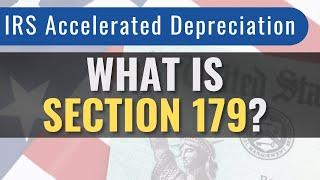 Introduction to Section 179 Tax Depreciation