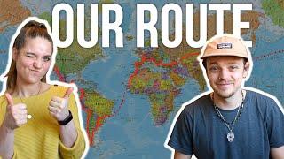 Our Route AROUND THE WORLD on a Motorcycle