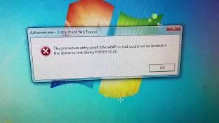 install AltServer on Win 7 (fix The procedure entry point IsWow64Process2 error)