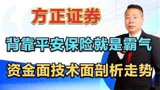 方正证券，背靠平安保险就是霸气，资金面技术面剖析走势