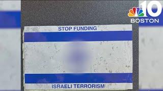 Antisemitic stickers found in Brookline