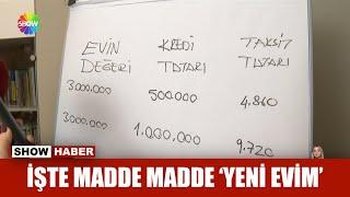 İşte madde madde 'Yeni Evim'