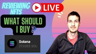 Reviewing and Trading Solana NFTs LIVE