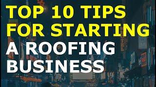 How to Start a Roofing Business | Free Roofing Business Plan Template Included