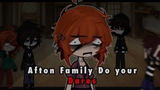 Afton Family Do Your Dares || Gacha Club