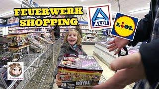 FEUERWERK SHOPPING bei Aldi und Lidl  Silvester Pyro Einkaufstour  Noch mehr Knaller und Böller