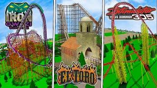 I Built REAL LIFE Coasters In Theme Park Tycoon 2! 