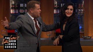 Jessie Ware Chats with James at the Bar