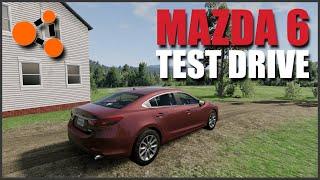 TEST DRIVING a Mazda 6 in BeamNG (Logitech G29 Cam)