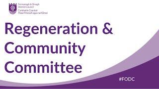 Regeneration and Community Committee (14/05/24)