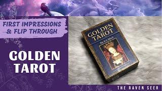 FIRST IMPRESSIONS: GOLDEN TAROT by Kat Black -- respect for her hard work! bravo!