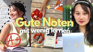 WIE ICH GUTE NOTEN TROTZ WENIG LERNEN HABE | Die 7 besten Back To School Tipps