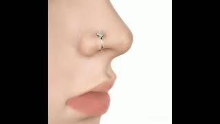 trending  nose rings design ideas