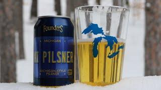 Founders Brewing|MI Pilsner (MI P1LSNER) FULL REVIEW|Hit Or Miss?