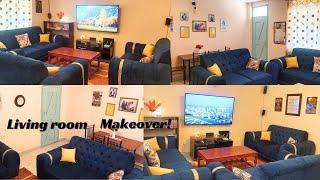 Living Room Transformation:  Makeover on a Budget.