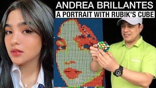 ANDREA BRILLANTES PORTRAIT WITH RUBIK’S CUBE @AndreaBrillantes12  | MY aLTeR eGo