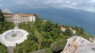 Flying over the Ordzhonikidze sanatorium in Sochi (Music version)