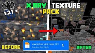 X-RAY Texture Pack For MCPE/Bedrock 1.21 ️| X-Ray Mod For Minecraft Pe 1.21