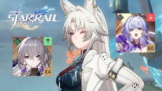 E4S1 Bronya vs E0S0 Robin | Feixiao Team Comparisons (Honkai: Star Rail)