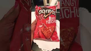 TANGY KETCHUP DORITOS #shorts #ketchupdoritos #newsnacks