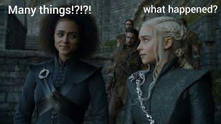 Missandei tells khaleesi about Grey worm. Game of thrones season 7 episode 4