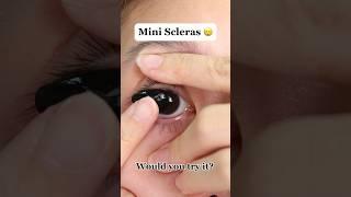 How to Wear Mini Sclera Lenses? #sweetycon #sclera #cosplaycontacts #cosplaymakeup #shorts #sfx