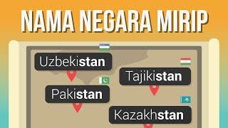 Kenapa Banyak Nama Negara Berakhiran Sama?