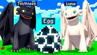 How To BREED TOOTHLESS and LUNA in MINECRAFT! (How To Train Your Dragon)