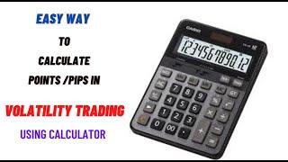 EASY WAY TO CALCULATE POINTS/PIPS IN VOLATILITY INDICES// V75,V20,V5S, Boom and crash/