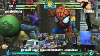 EFL Payback 3D - Marvel vs Capcom 3 Grand Finals - yangfushang vs stikfiga