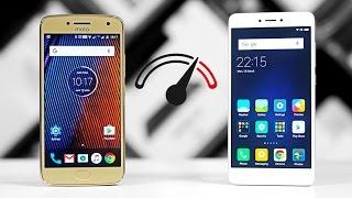 Moto G5 Plus vs Xiaomi Redmi Note 4 Speedtest Comparison!