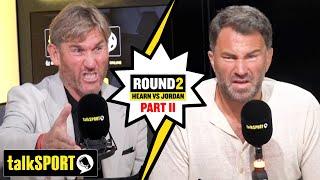 Simon Jordan and Eddie Hearn CLASH over talkSPORT's ALLEGED AGENDA against Anthony Joshua! 