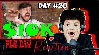 Its Ziah Reaction to MrBeast  -$10,000 Every Day You Survive Prison- UNBELIEVABLE