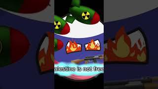 Palestine vs Israel #PalestineIsnotfree#Russia#Palestine#Israel#cccp#countryballs#war#врек