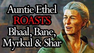 CUT CONTENT | Auntie Ethel Roasts Bhaal, Myrkul, Bane, & Shar | Baldur's Gate 3