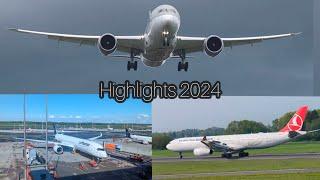 PLANESPOTTING HIGHLIGHTS form HAMBURG (HAM) 2024 ( only Widebodys + 757s)